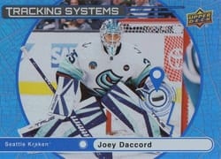 2025-26 Upper Deck Tracking Systems Joey Daccord #TS-4 card