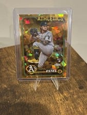 2024 Topps Chrome Update Sapphire Edition Base Set Joey Estes #USCS130 card