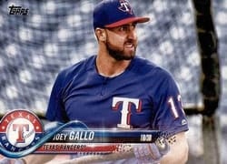 2018 Topps Base Set Joey Gallo #326 card