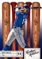 2019 Panini Leather & Lumber Base Set Joey Gallo #82 card