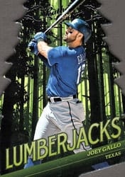 2019 Panini Leather & Lumber Lumberjacks Joey Gallo #LJ-11 card