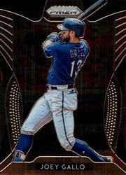 2019 Panini Prizm Base Set Joey Gallo #19 card
