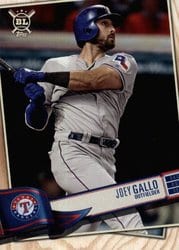 2019 Topps Big League Base Set Joey Gallo #42 card
