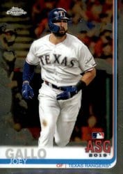 2019 Topps Chrome Update Base Set Joey Gallo #95 card