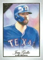 2019 Topps Gallery Base Set Joey Gallo #166 card