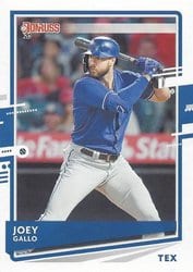 2020 Donruss Base Set Joey Gallo #196 card