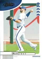 2020 Panini Absolute Base Set Joey Gallo #99 card