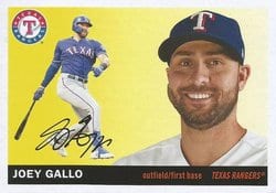 2020 Topps Archives Base Set Joey Gallo #9 card
