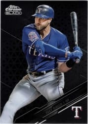 2020 Topps Chrome Black Base Set Joey Gallo #45 card