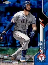 2020 Topps Chrome Sapphire Edition Base Set Joey Gallo #415 card