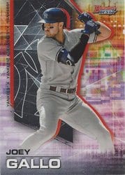 2021 Bowman's Best Base Set Joey Gallo #82 card