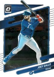 2021 Donruss Optic Base Set Joey Gallo #188 card
