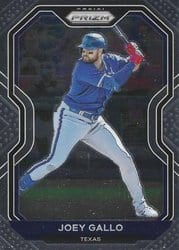 2021 Panini Prizm Base Set Joey Gallo #153 card