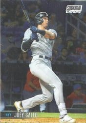 2021 Stadium Club Chrome Base Set Joey Gallo #173 card