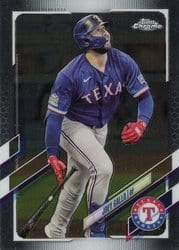 2021 Topps Chrome Base Set Joey Gallo #47 card