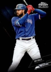 2021 Topps Chrome Black Base Set Joey Gallo #26 card