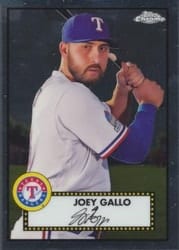 2021 Topps Chrome Platinum Anniversary Base Set Joey Gallo #202 card