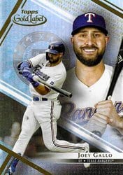 2021 Topps Gold Label Base Set Joey Gallo #18 card