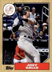 2022 Topps 1987 Topps Baseball (Series 1) Joey Gallo #T87-89 card