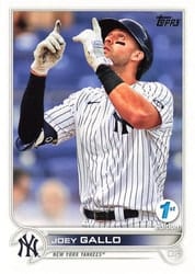 2022 Topps 1st Edition Base Set Joey Gallo #322 card
