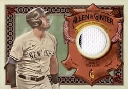 2022 Topps Allen & Ginter Relics (Pattern A) Joey Gallo #AGRA-JG card