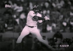 2022 Topps Black & White Base Set Joey Gallo #11 card