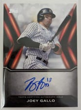 2022 Topps Japan Edition Autographs Joey Gallo #TJA-JG card