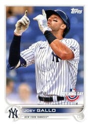 2022 Topps Opening Day Base Set Joey Gallo #5 card