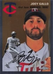 2023 Topps Chrome Platinum Anniversary Base Set Joey Gallo #265 card