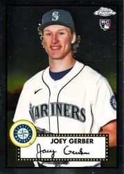 2021 Topps Chrome Platinum Anniversary Base Set Joey Gerber #88 card