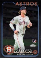 2024 Topps Chrome Update Base Set Joey Loperfido #USC140 card