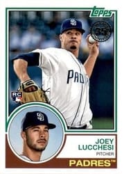 2018 Topps Update 1983 Topps Joey Lucchesi #83-5 card