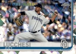 2019 Topps Chrome Sapphire Edition Base Set Joey Lucchesi #265 card