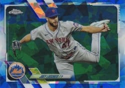 2021 Topps Chrome Update Sapphire Edition Base Set Joey Lucchesi #US262 card