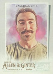 2020 Topps Allen & Ginter Base Set Joey Mellows #172 card