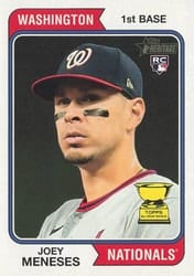 2023 Topps Heritage Base Set Joey Meneses #182 card