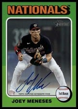 2024 Topps Heritage Real One Autograph Joey Meneses #ROAJME card