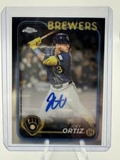 2024 Topps Chrome Update Autographs Joey Ortiz #AC-JO card