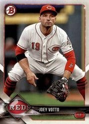 2018 Bowman Base Set Joey Votto #43 card