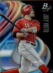 2018 Bowman Platinum Base Set Joey Votto #15 card