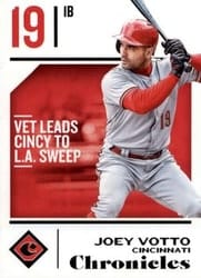 2018 Panini Chronicles Base Set Joey Votto #17 card