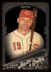 2018 Topps Allen & Ginter X Base Set Joey Votto #20 card