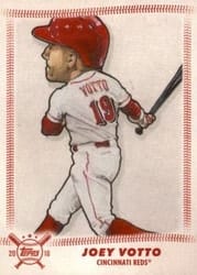 2018 Topps Big League Star Caricature Reproductions Joey Votto #SCR-JV card