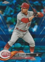 2018 Topps Chrome Sapphire Edition Base Set Joey Votto #450 card