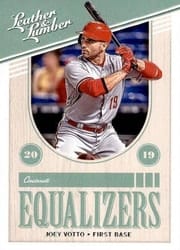 2019 Panini Leather & Lumber Equalizers Joey Votto #EQ-10 card