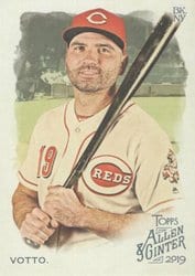 2019 Topps Allen & Ginter Base Set Joey Votto #102 card