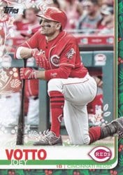 2019 Topps Holiday Base Set Joey Votto #HW65 card