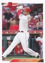 2020 Bowman Heritage Base Set Joey Votto #43 card