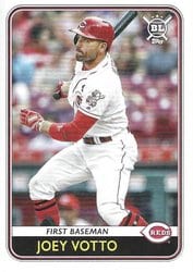 2020 Topps Big League Base Set Joey Votto #14 card