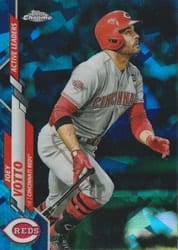 2020 Topps Chrome Update Sapphire Edition Base Set Joey Votto #U-215 card